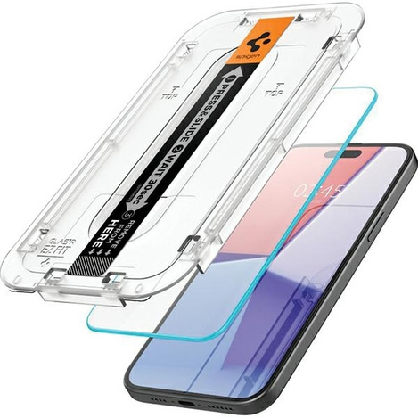 SPIGEN GLAS.TR EZ FIT IPHONE 15 PLUS CLEAR 2-PACK