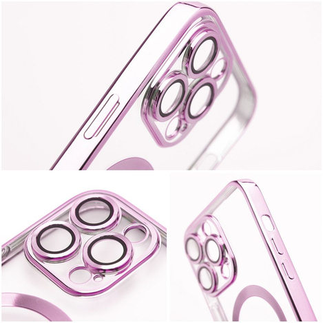 Futerał ELECTRO MAG COVER kompatybilny z MagSafe do IPHONE 16 Plus złoty róż