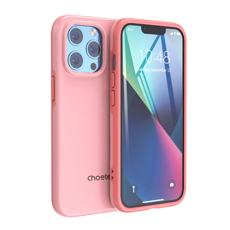 Choetech MFM Anti-drop case etui do iPhone 13 Pro Max różowy (PC0114-MFM-PK)