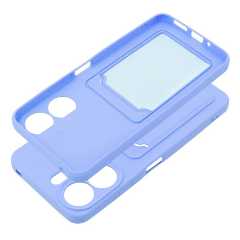 Futerał CARD CASE do XIAOMI Redmi 13C fioletowy