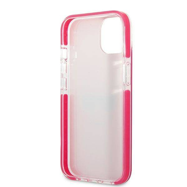 Original Handyhülle IPHONE 13 Karl Lagerfeld Hardcase Choupette Head (KLHCP13MTPECPI) rosa