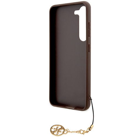 Guess 4G Charms Collection case for Samsung Galaxy S24 - brown