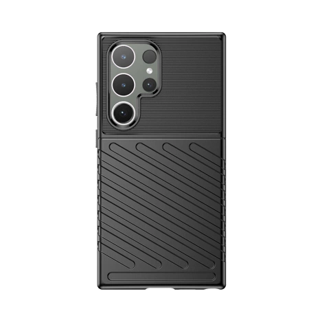 Thunder Case Panzerhülle für Samsung Galaxy S24 Ultra - Schwarz