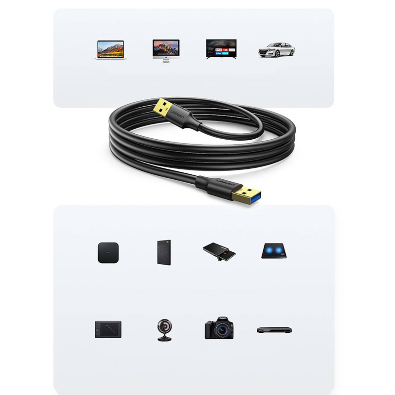 Ugreen uSB 3.2 Gen 1 cable 3 m black (US128 90576)