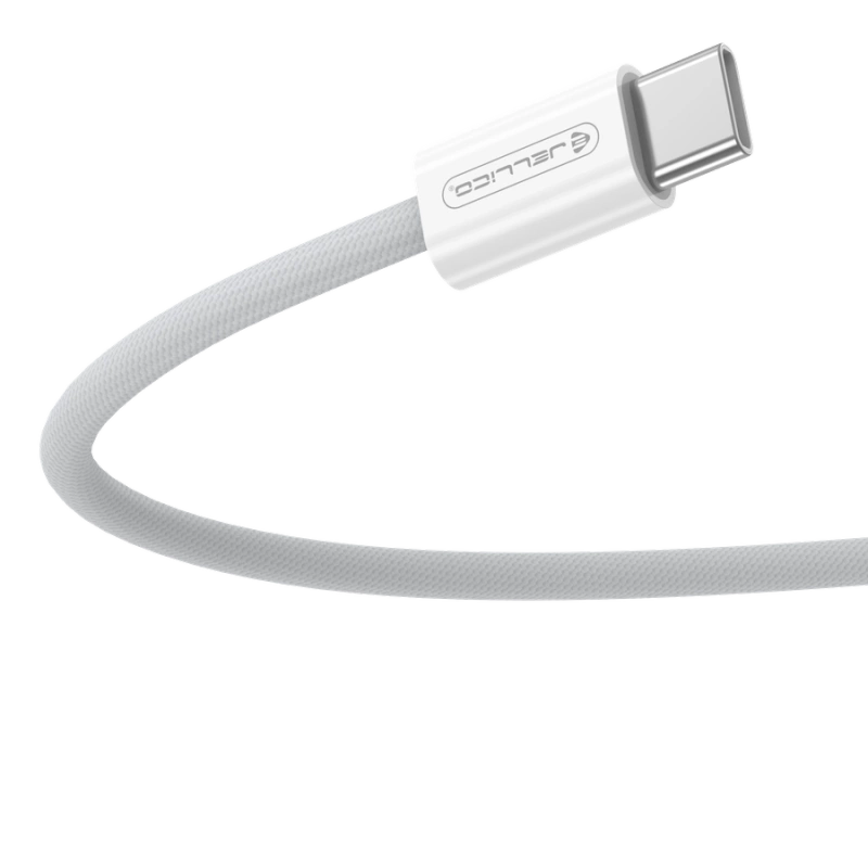 JELLICO kabel IP15 USB-C - USB-C PD 60W 1M Biały