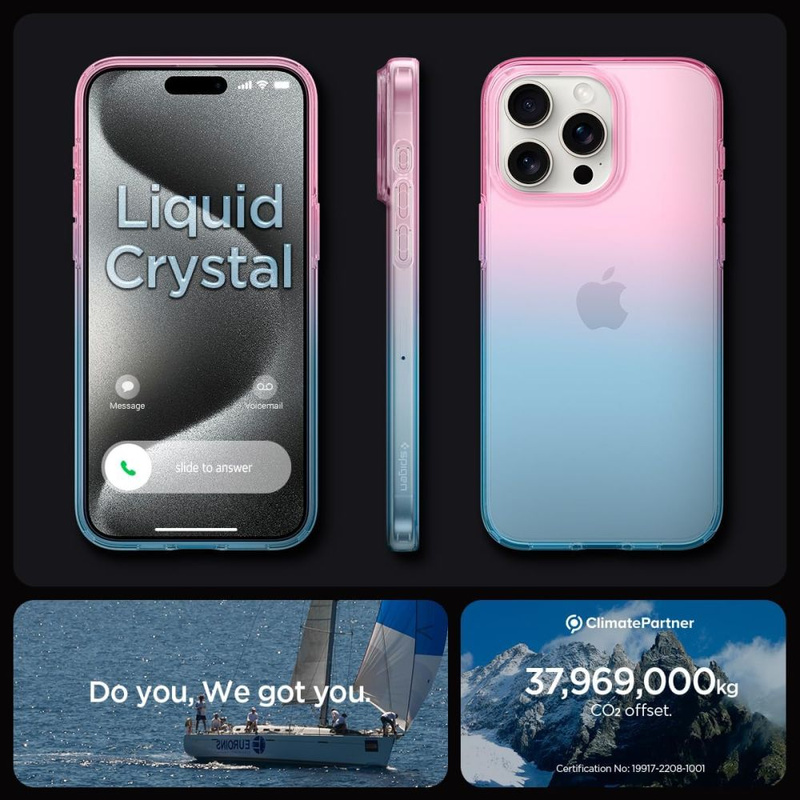 Spigen FLÜSSIGKRISTALL IPHONE 15 PRO ABSCHLUSS ROSA
