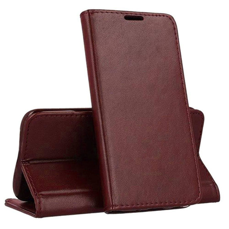 Etui Smart Magnetic do Samsung Galaxy M15 5G burgundowe