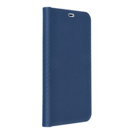 Kabura LUNA Book Carbon do IPHONE 16 Pro niebieski