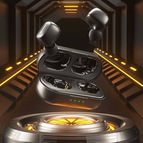 AWEI słuchawki Bluetooth 5.1 T13 Pro TWS + stacja dokująca czarny/black