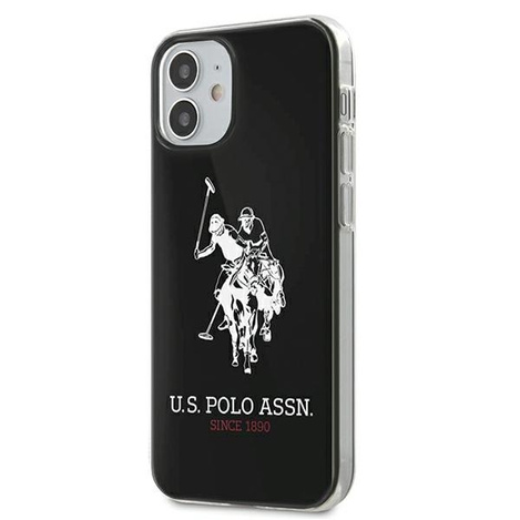 US Polo USHCP12STPUHRBK iPhone 12 mini czarny/black Shiny Big Logo