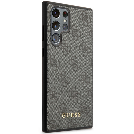 Oryginalne Etui GUESS Hardcase GUHCS24LG4GFGR do Samsung S24 Ultra (Classic logo / czarny)