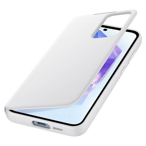 Etui Samsung EF-ZA556CWEGWW A55 5G A556 biały/white Smart View Wallet Case