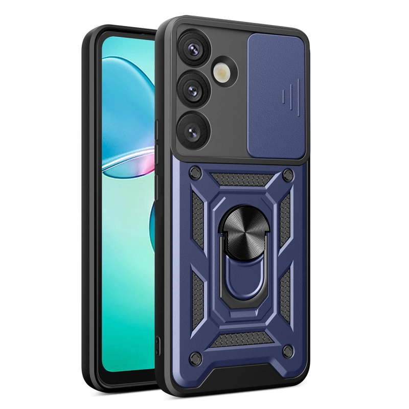 Hybrid Armor Camshield Samsung Galaxy S25+ Blue