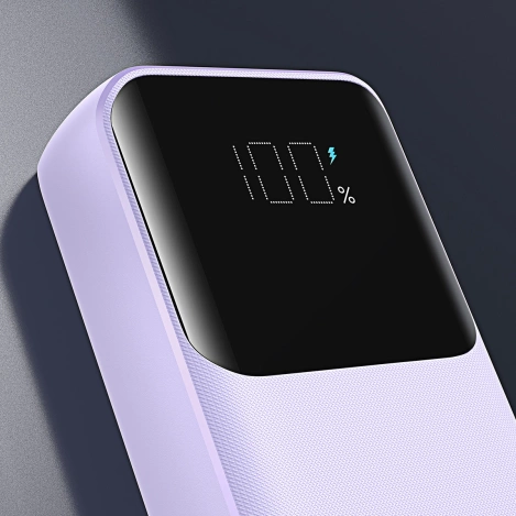 Mini powerbank Joyroom JR-PBC06 z wbudowanymi kablami USB-C / Lightning 30W 10000mAh - biały