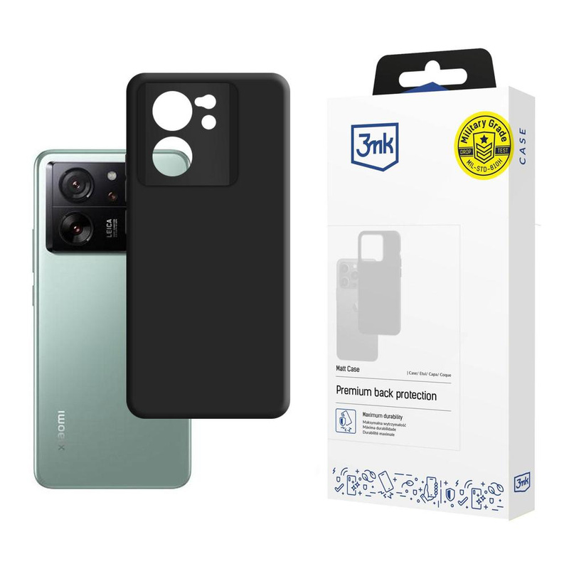 3mk Matt Case für Xiaomi 13T - schwarz