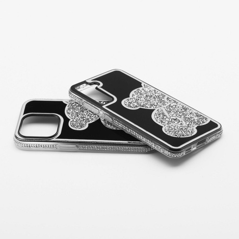 Futerał TEDDY BEAR do SAMSUNG A36 5G srebrny