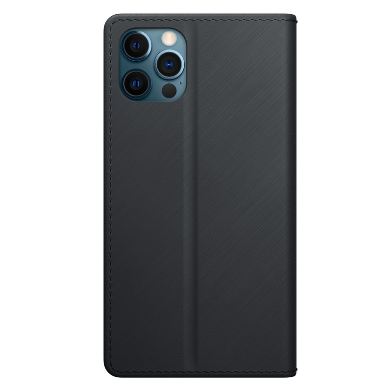 3MK Wallet Case iPhone 12 Pro Max 6.7" czarny/black