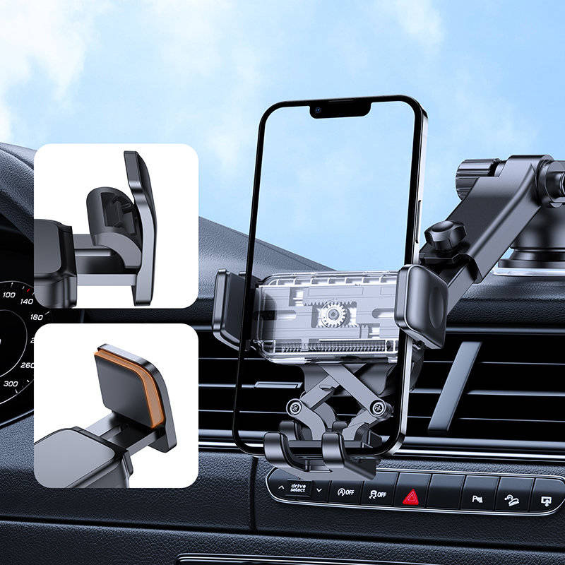 Joyroom mechanical car cockpit holder black (JR-ZS283)