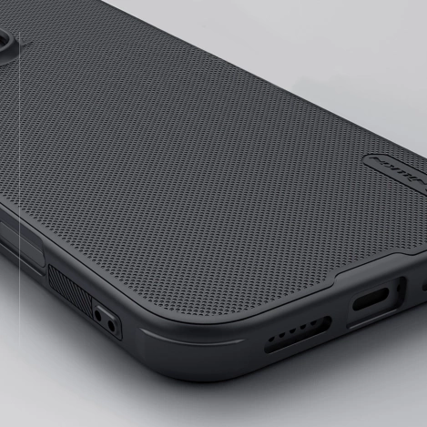 Nillkin Super Frosted Shield Pro Hülle für iPhone 16 Pro Max – Schwarz