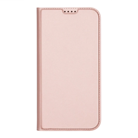 Etui Dux Ducis Skin Pro na iPhone 16 z klapką i miejscem na kartę - różowe