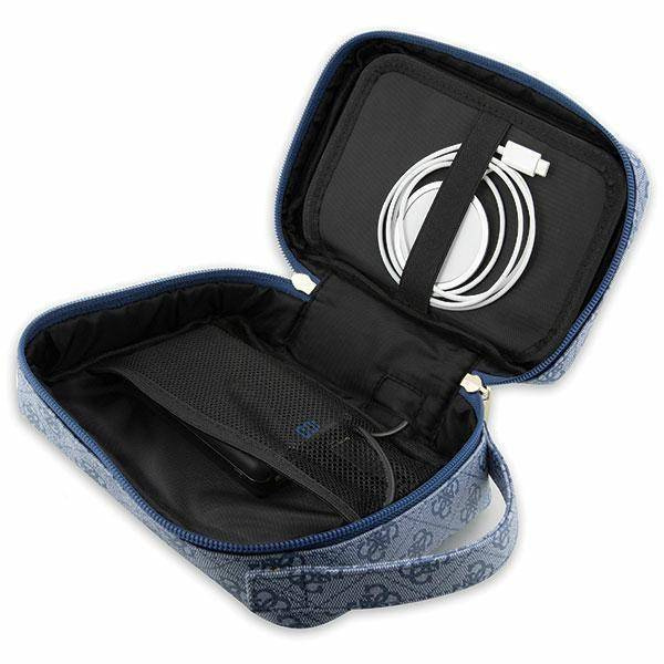 Guess Bag GUHBP4RPSB Organizer blau/blau 4G bedruckte Streifen