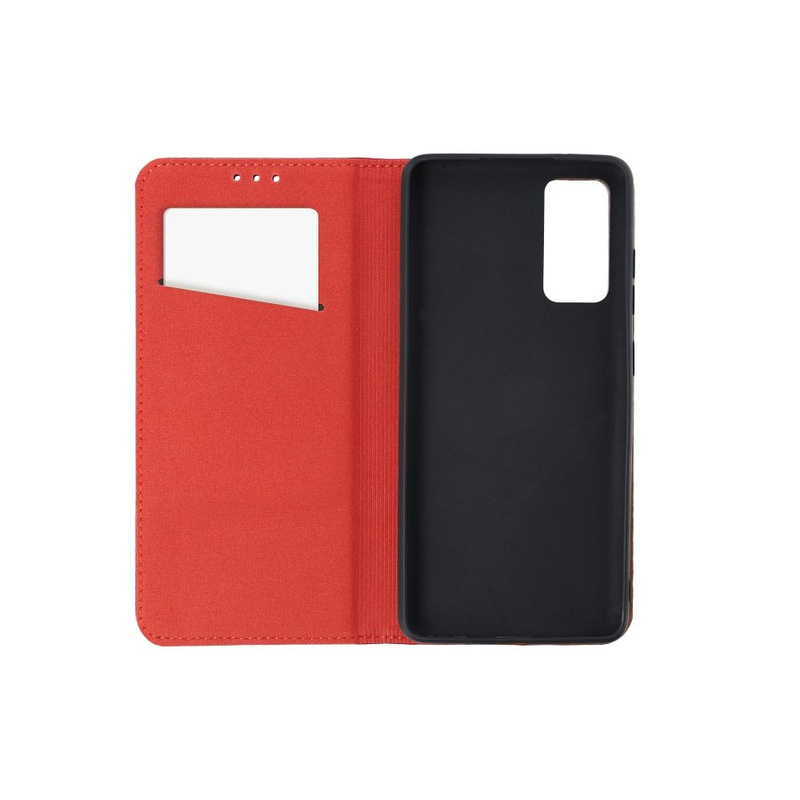 Kabura SMART PRO Book skórzana do XIAOMI Redmi NOTE 14 5G bordowy