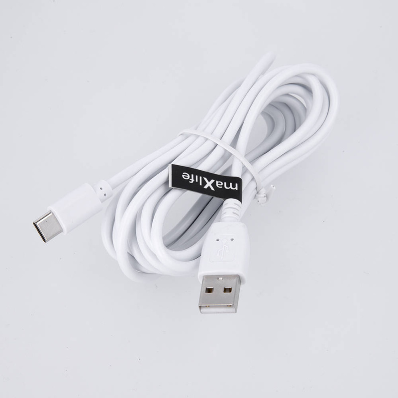 Maxlife kabel USB - USB-C 3,0 m 2A biały