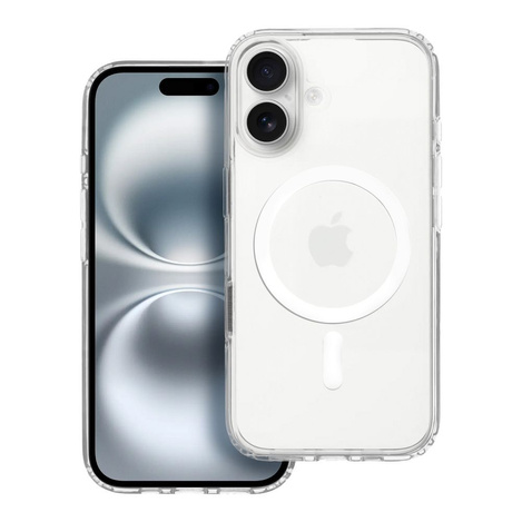 Futerał nieżółknący Clear Elite Mag Cover kompatybilny z MagSafe i Camera Control button pasuje do IPHONE 16 transparent