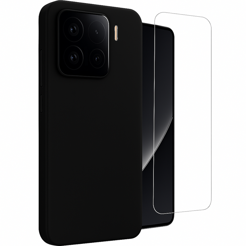 Etui do Xiaomi 15 czarne + Szkło