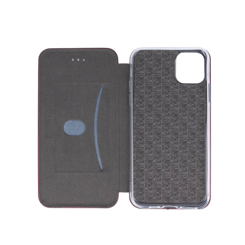 Etui Smart Diva do Samsung Galaxy A34 5G burgundowe