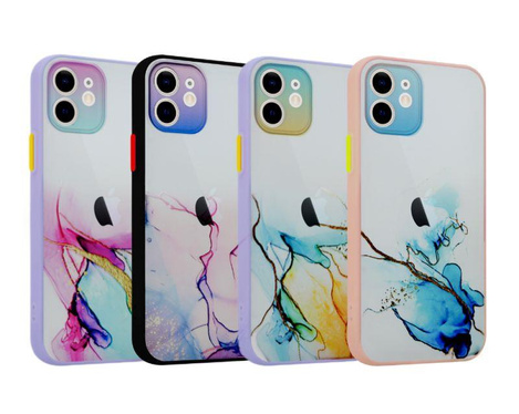 MX AQUARELLE IPHONE 12 PRO NIEBIESKO-BIAŁY / NAVY-WHITE