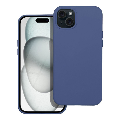 Futerał SILICONE do IPHONE 15 PLUS niebieski