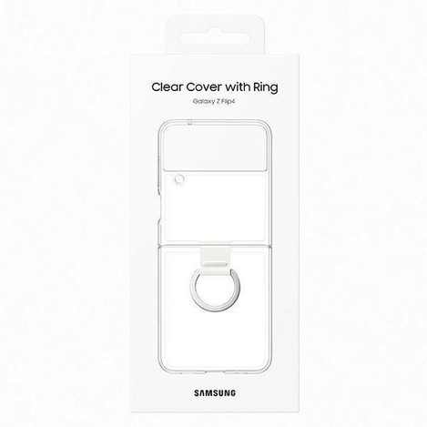 Samsung Clear Cover żelowe etui pokrowiec Samsung Galaxy Z Flip4 przezroczysty (EF-OF721CTEGWW)
