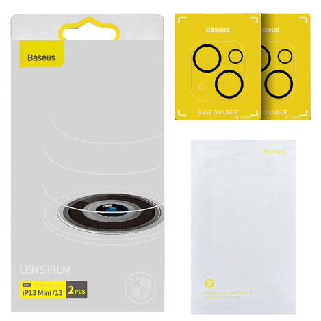 Baseus 2x 0,3 mm camera tempered glass iPhone 13 mini (SGQK000002)
