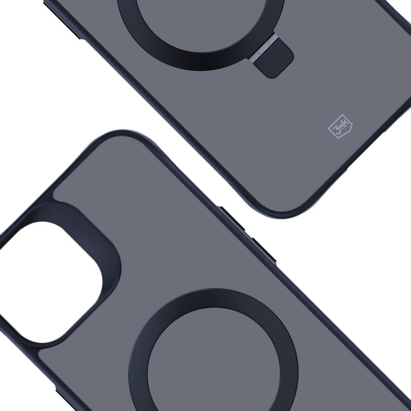 3MK Smoke Case iPhone 15 Plus Magsafe & Stand