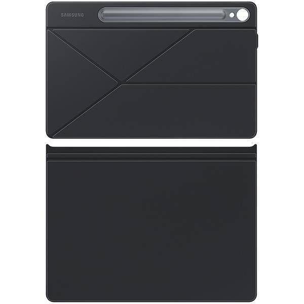 Klapphülle mit Ständer für Samsung Galaxy Tab S9 Smart Book Cover – Schwarz