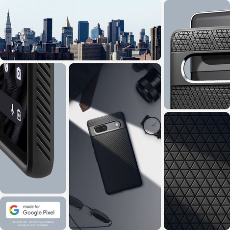 Spigen LIQUID AIR GOOGLE PIXEL 7A MATTSCHWARZ