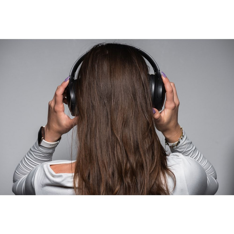 FORCELL F-AUDIO Vibe ANC słuchawki bezprzewodowe bluetooth nagłowne ANC + TUYA APP czarne