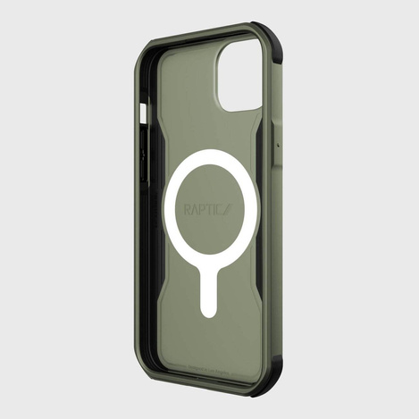 Raptic X-Doria Fort Case iPhone 14 mit MagSafe Panzerhülle grün