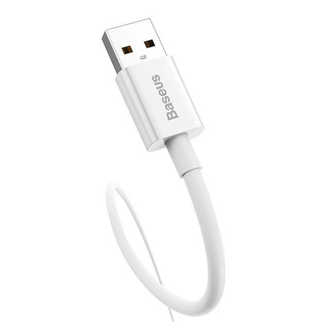 BASEUS kabel USB A do Typ C PD 100W 0,25m biały P10320102214-00