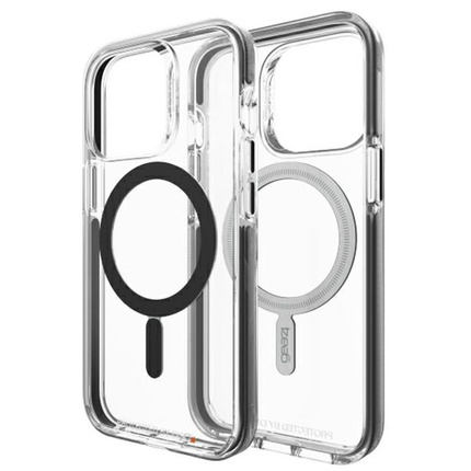 Gear4 Santa Cruz Snap - Schutzhülle für iPhone 13 Pro kompatibel mit MagSafe (schwarz)
