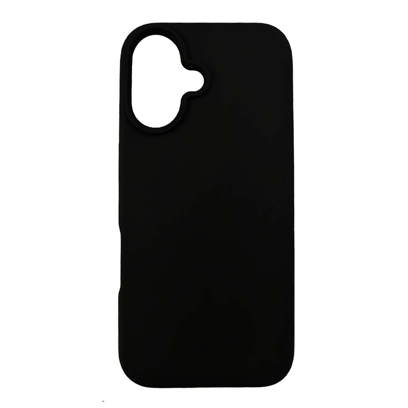 3MK Silicone Case iPhone 16 6.1" czarny/ black