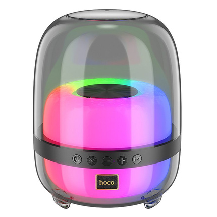 HOCO głośnik bluetooth z podświetleniem BS58 czarny