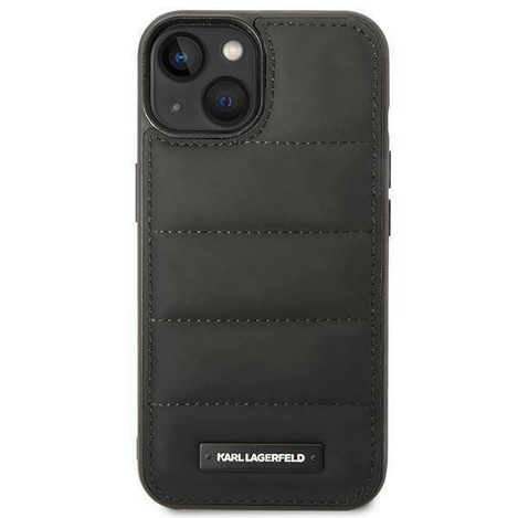 Karl Lagefeld nakładka do iPhone 14 6,1" KLHCP14SPSQAK czarna hardcase Puffy Elongated Logo