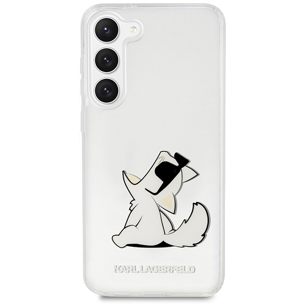 Karl Lagerfeld KLHCS23MCFNRC S23+ S916 transparente Hardcase Choupette Fun