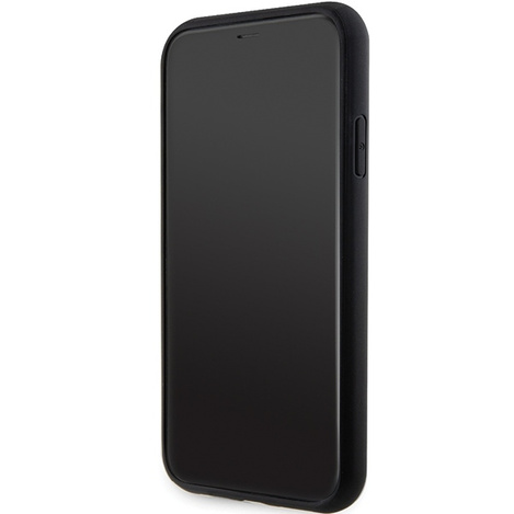 Original Case IPHONE 11 / XR Guess Hardcase Saffiano MagSafe (GUHMN61PSAHMCK) black