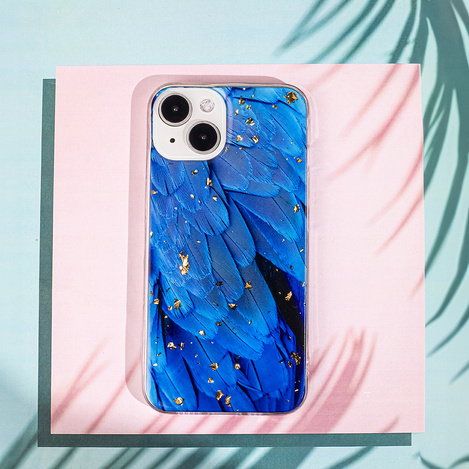 Nakładka Gold Glam do Samsung Galaxy A35 5G Blue