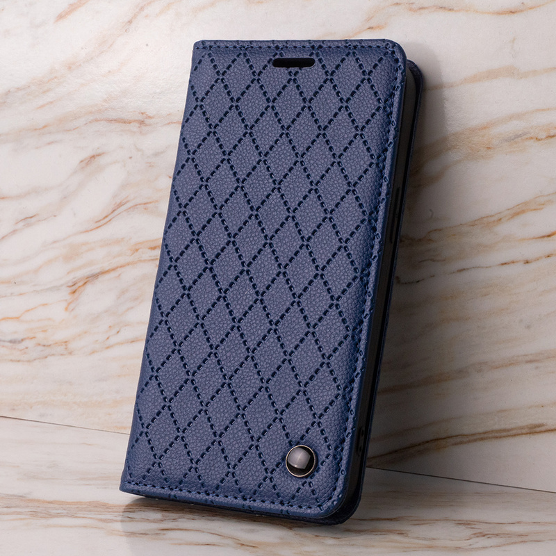 Etui Smart Caro do Motorola Moto G54 5G granatowe