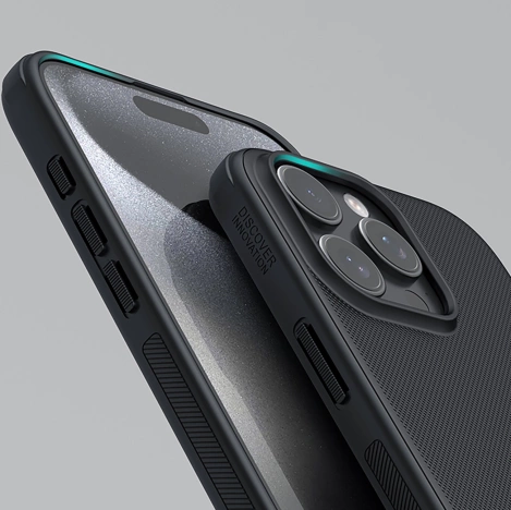 Nillkin Super Frosted Shield Pro case for iPhone 16 Pro Max - black