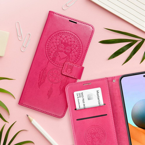 Kabura MEZZO Book do SAMSUNG A56 5G łapacz snów magenta